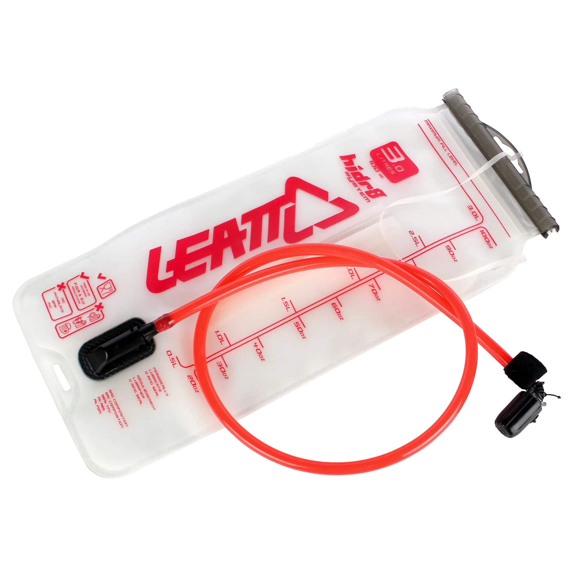 Bladder Flat CleanTech 3L (100oz) with tube and bite valve