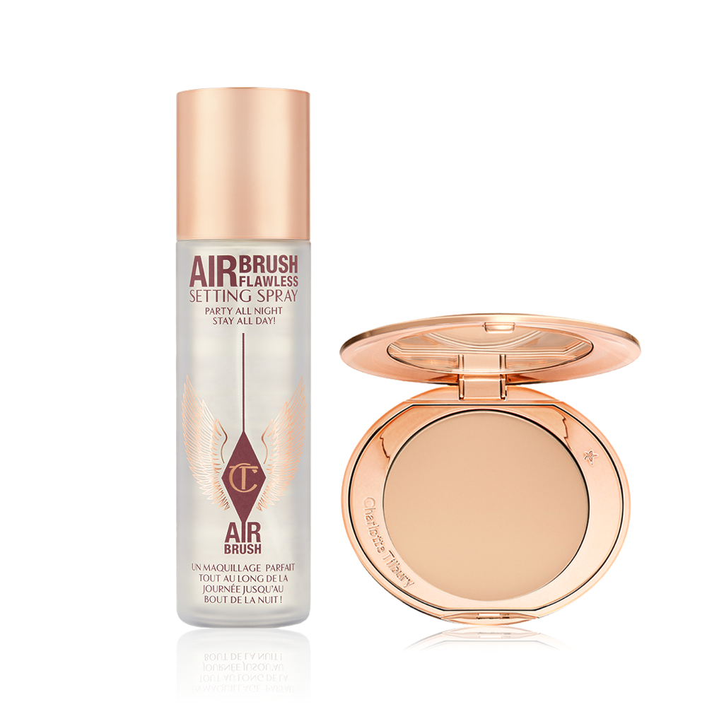 AIRBRUSH FLAWLESS FINISH & SET DUO