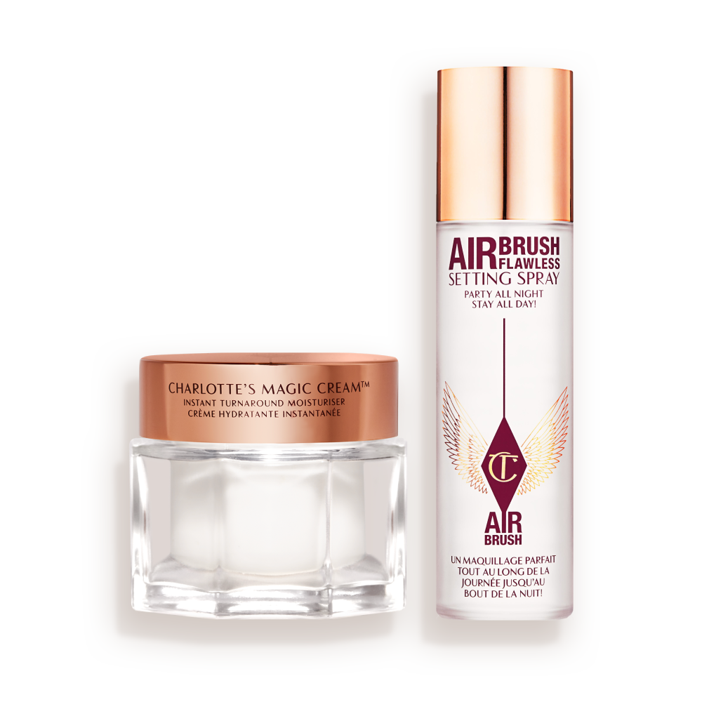 CHARLOTTE’S MAGIC CREAM & SETTING SPRAY DUO