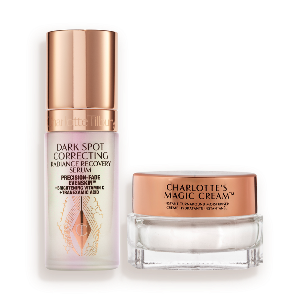 DARK SPOT SERUM & MINI CHARLOTTE’S MAGIC CREAM DUO