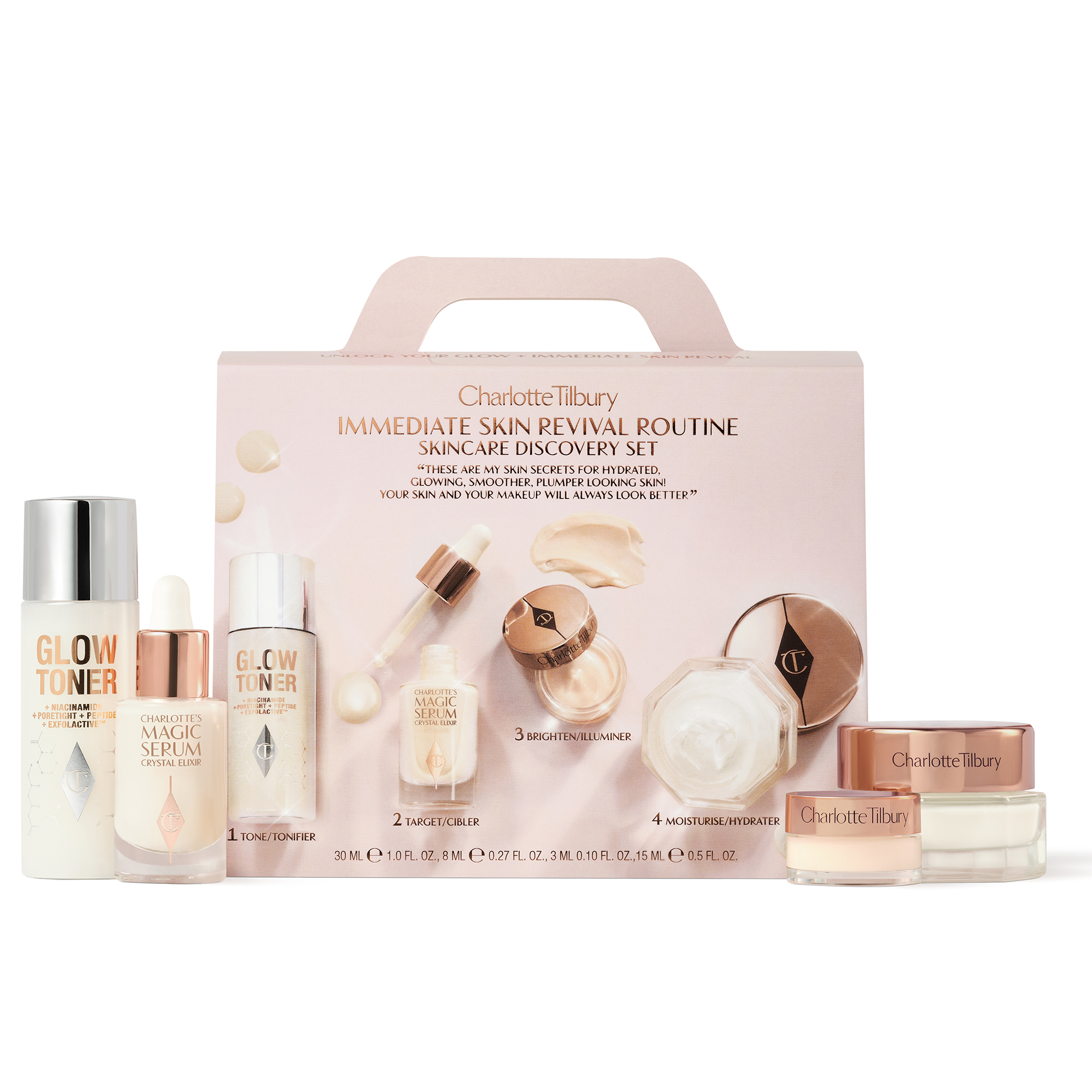 IMMEDIATE SKIN REVIVAL ROUTINE SKINCARE DISCOVERY SET