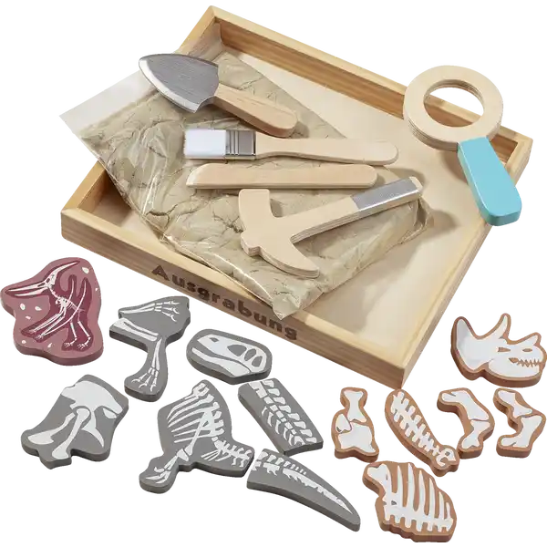 Holz-Ausgrabungsset Dino