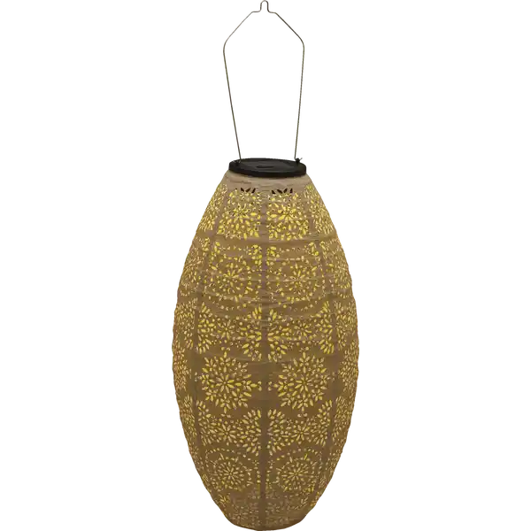 Premium-Solar-Lampion 20 x 40cm, champagne