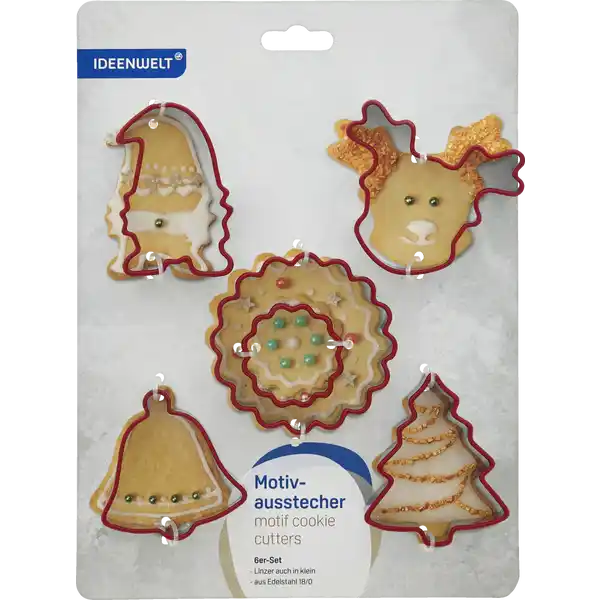 Ausstechformen X-mas, 6er-Set