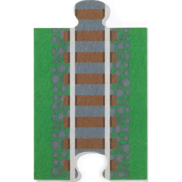 Filzstraßen-Puzzle Zug