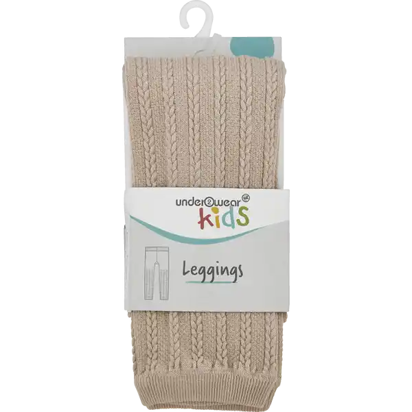 Mädchen Leggings beige 110 / 116
