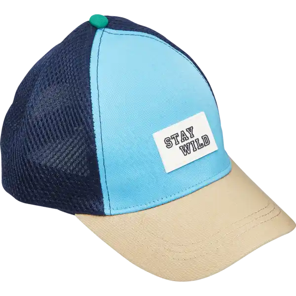 Kinder Cap blau-türkis