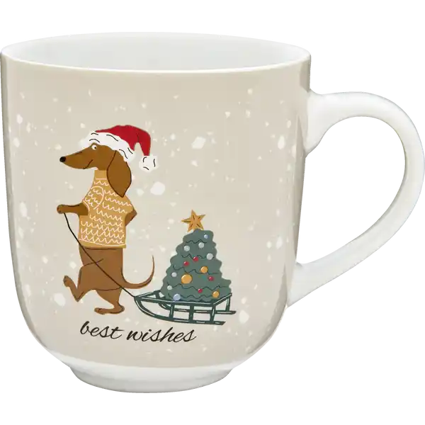 XXL Becher Dackel Weihnachten 500 ml