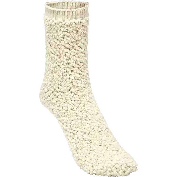 Bouclé-Kuschelsocken beige Gr. 39 / 42