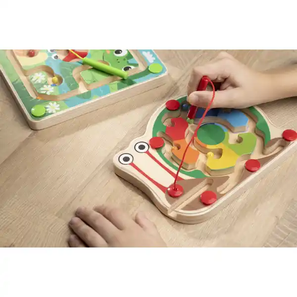 Holz-Magnetspiel Schnecke