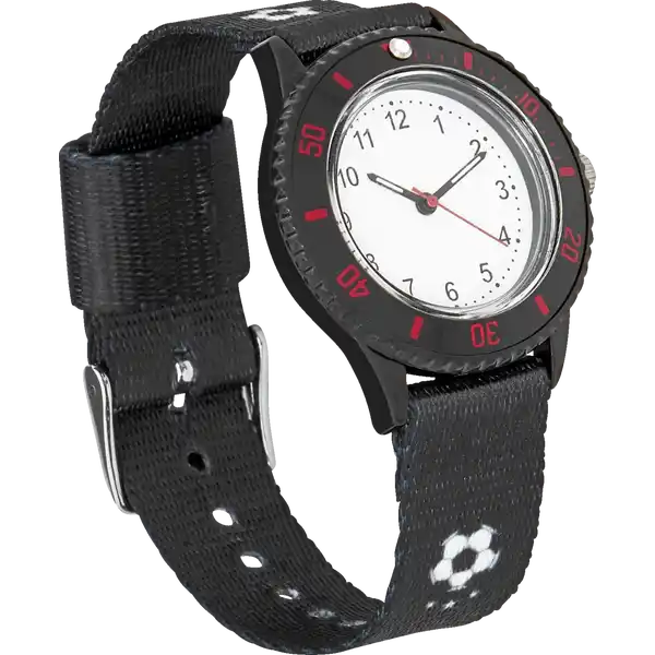 Kinderarmbanduhr schwarz  /  rot