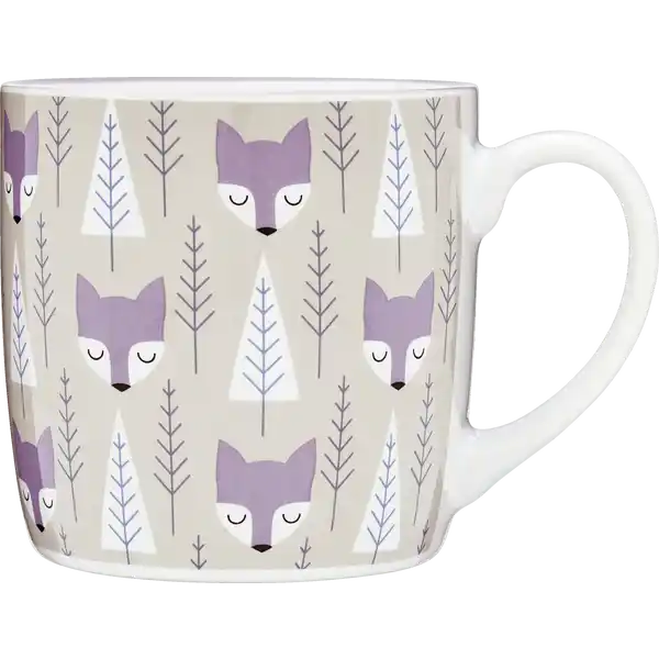 Standard Becher Blumen / Fuchs 350 ml