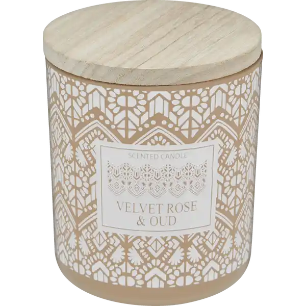 1-Docht Duftglas Boho Style Velvet Rose