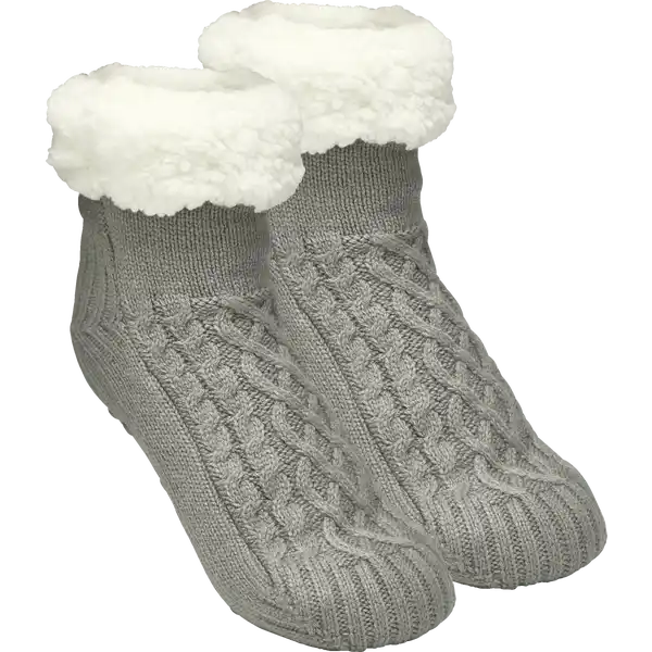 Ankle-Homesocks grau Gr. 39 / 42