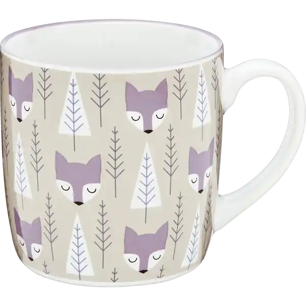 Standard Becher Blumen / Fuchs 350 ml