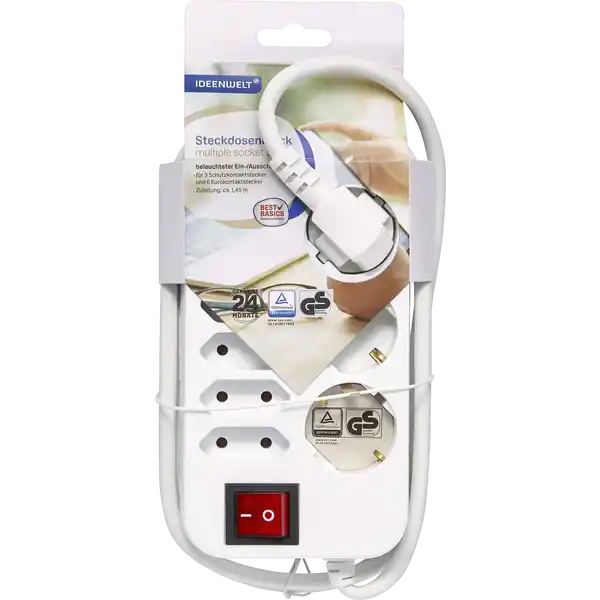 9-fach Steckdosenleiste