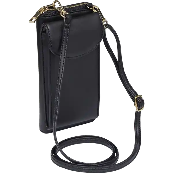 Handy-Geldbörse schwarz & navy H16