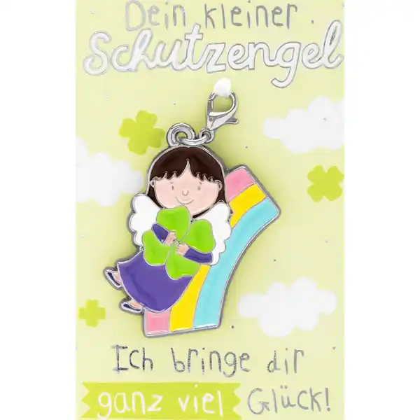 Anhänger Dein kleiner Schutzengel grün