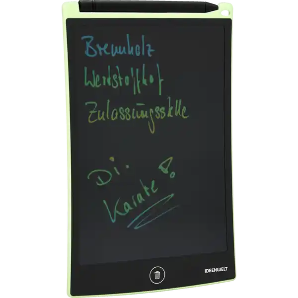 Elektrisches Memoboard grün