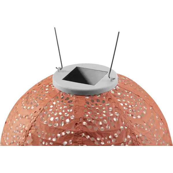 Premium-Solar-Lampion 20 cm rosé