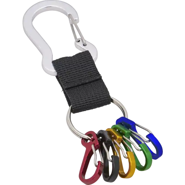 Schlüsselanhänger Karabiner, silber