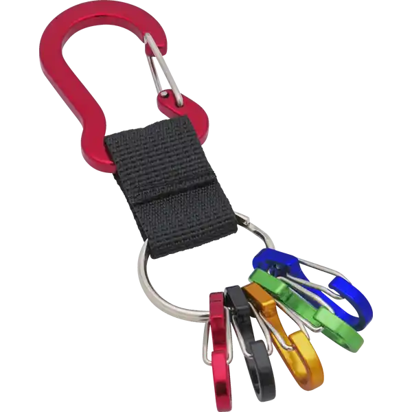 Schlüsselanhänger Karabiner, rosa