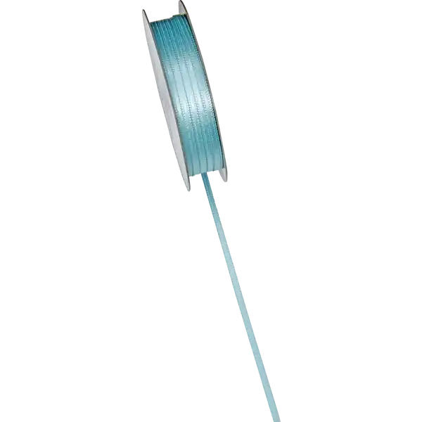 Doppelsatin grau / blau