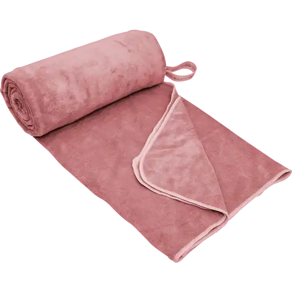 Mikrofaser Badetuch beere /  rosé