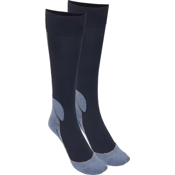 Sport-Funktionskniestrümpfe Blau Gr. 39 / 42