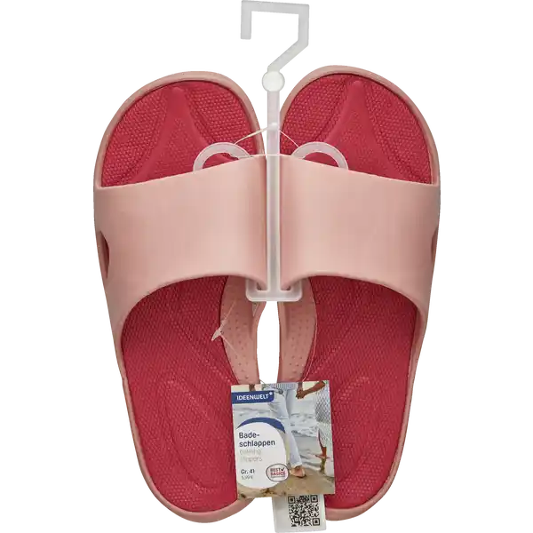 Badepantolette Gr. 41 rosa / pink