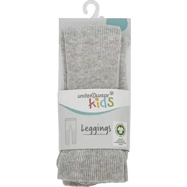 Mädchen Leggings grau melange 134 / 140