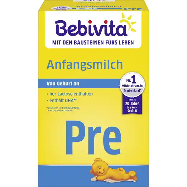 Anfangsmilch PRE von Geburt an
