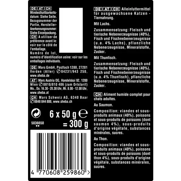 Fresh & Fine in Sauce mit Lachs und Thunfisch Multipack