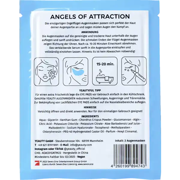 Eye Pad Mask Angels of Attraction