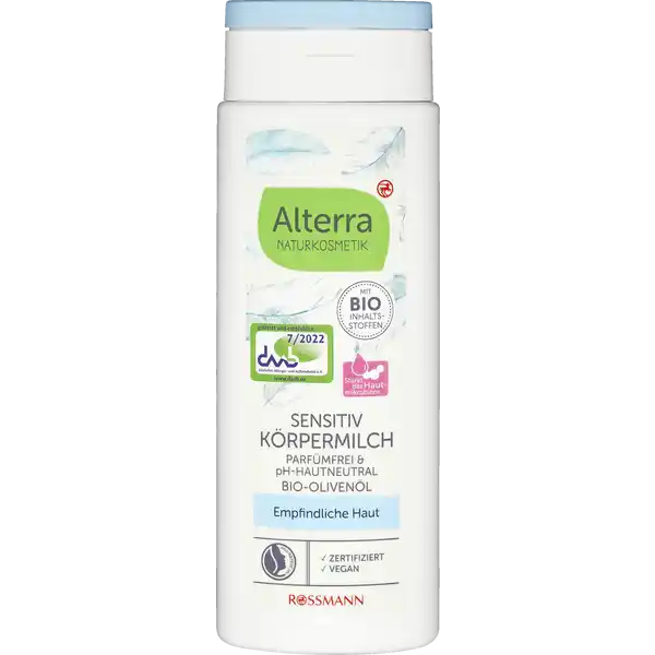 Sensitiv Körpermilch
