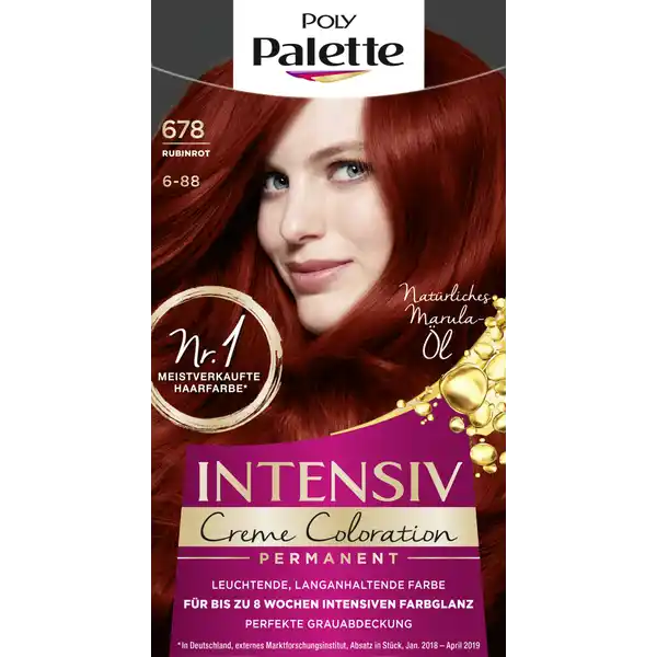 Intensiv Creme Coloration 678 Rubinrot
