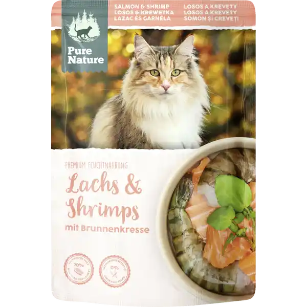 Adult Lachs & Shrimps mit Brunnenkresse
