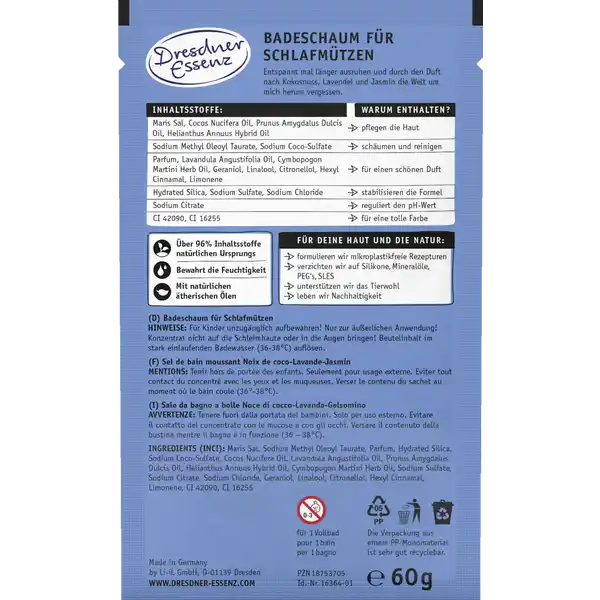 5 more minutes Badeschaum für Schlafmützen