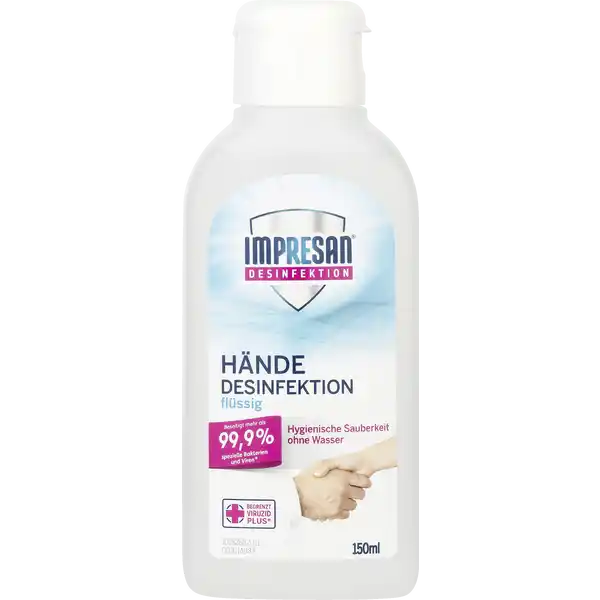 Hände Desinfektion flüssig