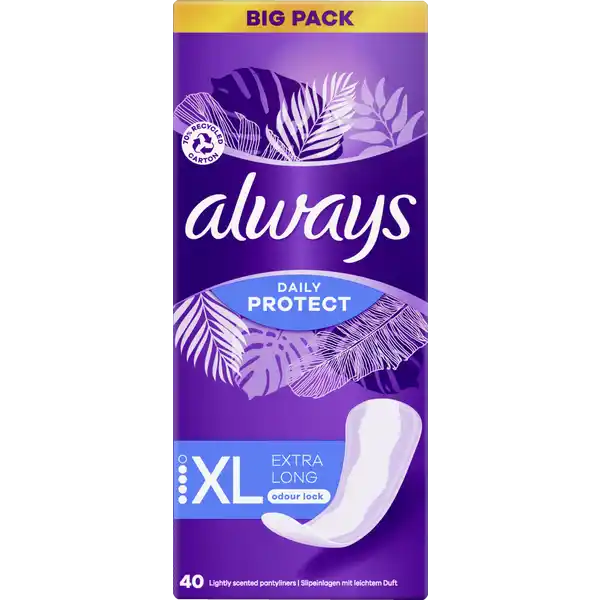 Daily Protect Slipeinlagen Extra Long mit Duft Big Pack