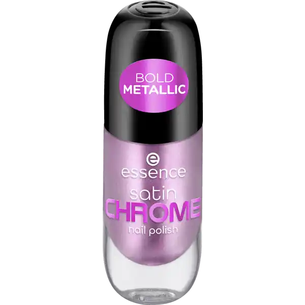 satin CHROME nail polish 02 Artificial Pinktelligence