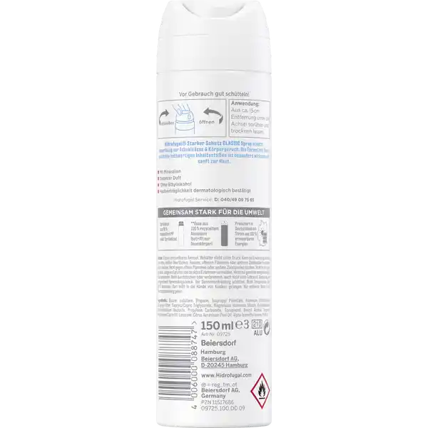Classic Dezenter Duft Anti-Transpirant Spray