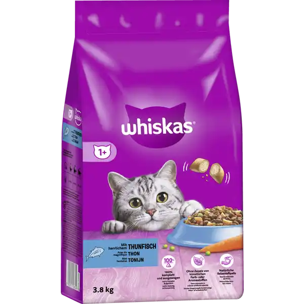 1+ mit Thunfisch Trockenfutter
