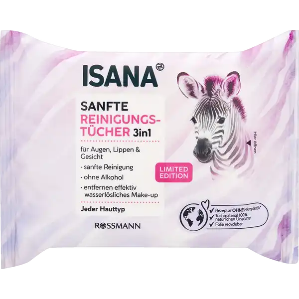 3in1 sanfte Reinigungstücher