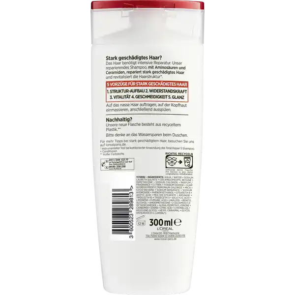 Shampoo Total Repair 5 Stark Geschädigtes Haar