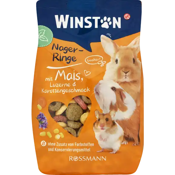 Nager-Ringe mit Mai, Luzerne & Karottengeschmack 200g