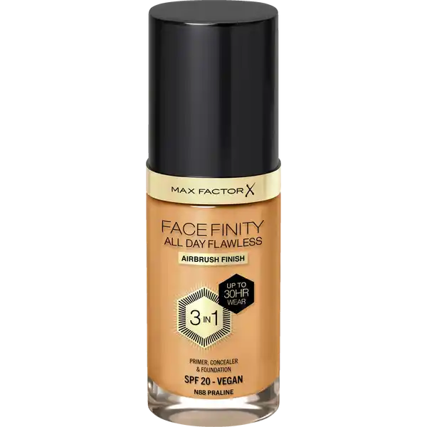 Facefinity All Day Flawless Foundation Farbe N88 Praline