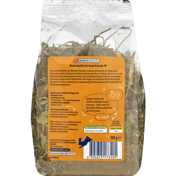 Löwenzahn mit Ringelblumenblüten