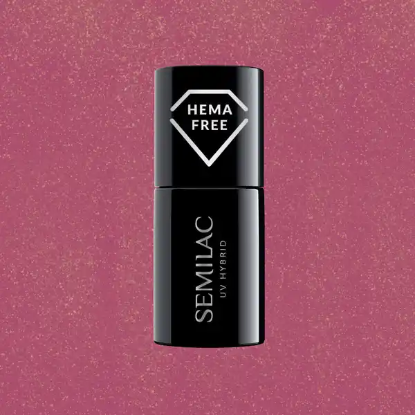 377 UV Nagellack Hybrid Semilac Shimmer Stone Ruby