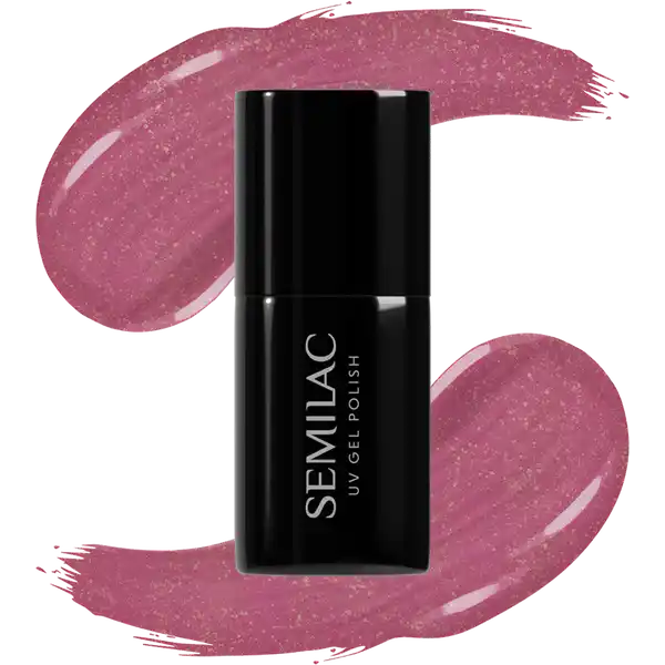 377 UV Nagellack Hybrid Semilac Shimmer Stone Ruby